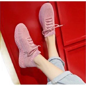Shoes sneakers Bodie Mesh Trainer pink dusty fashion taxi